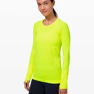 Lululemon Swiftly Tech Long Sleeve 2.0 Highlight Yellow